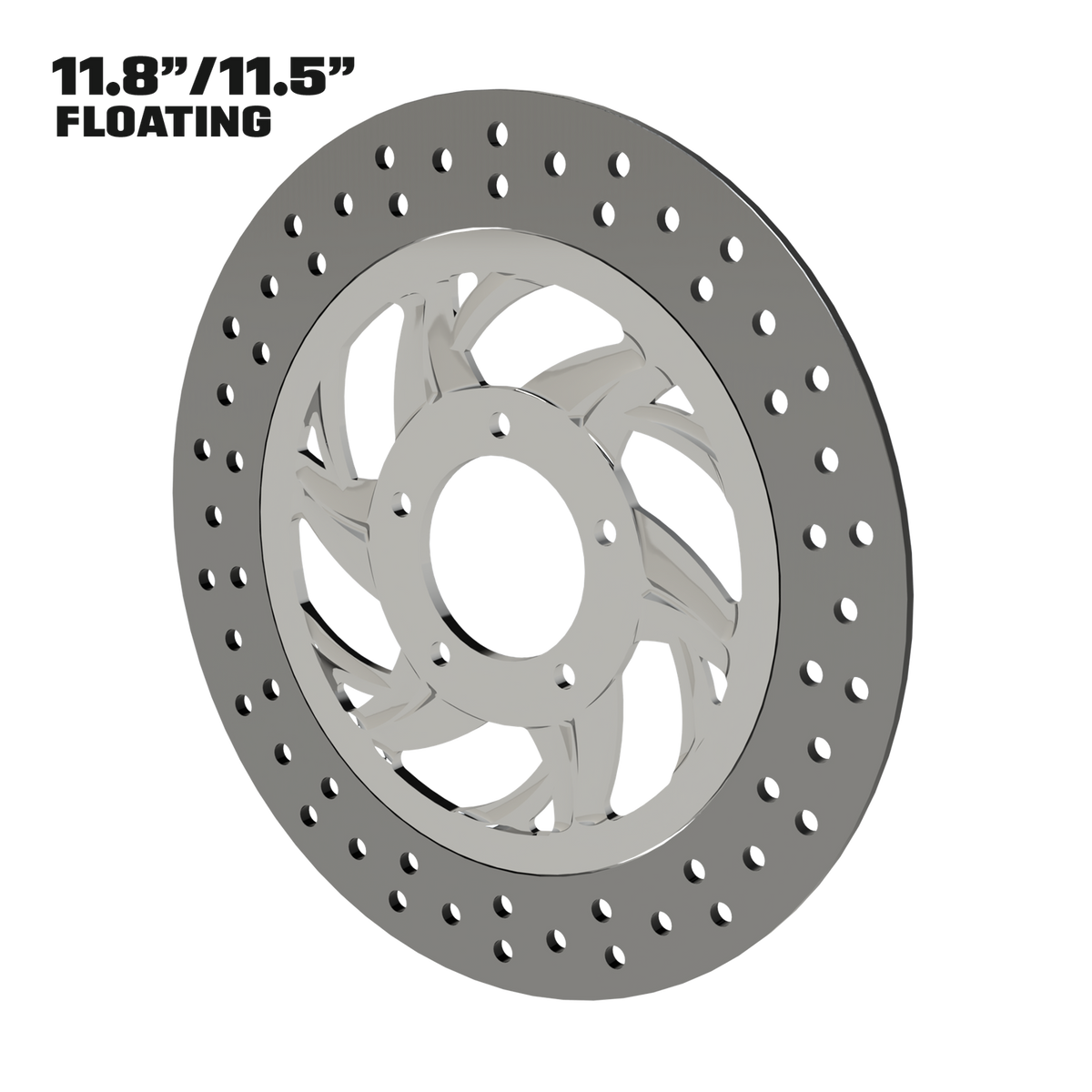 Slinger 11" Floating Rotor in Polished