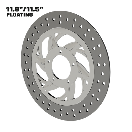 Slinger 11" Floating Rotor in Polished