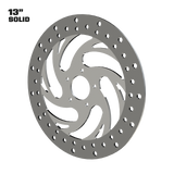 Slinger 13" Solid Rotor in Polished