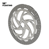 Slinger 18" Floating Rotor in Polished