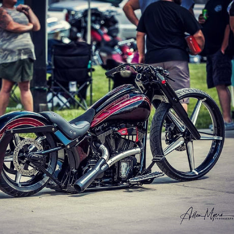 Rev Limit Harley Touring Black Double Cut Wheels