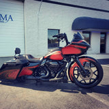 Deception Harley Touring Black Wheels