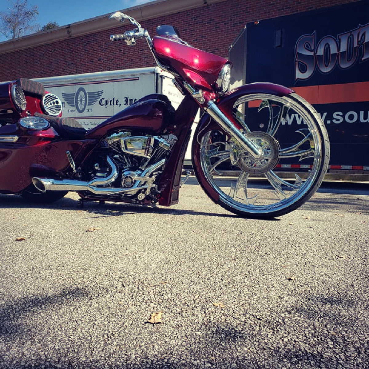 Dirty Hooker Harley Touring Chrome Wheels