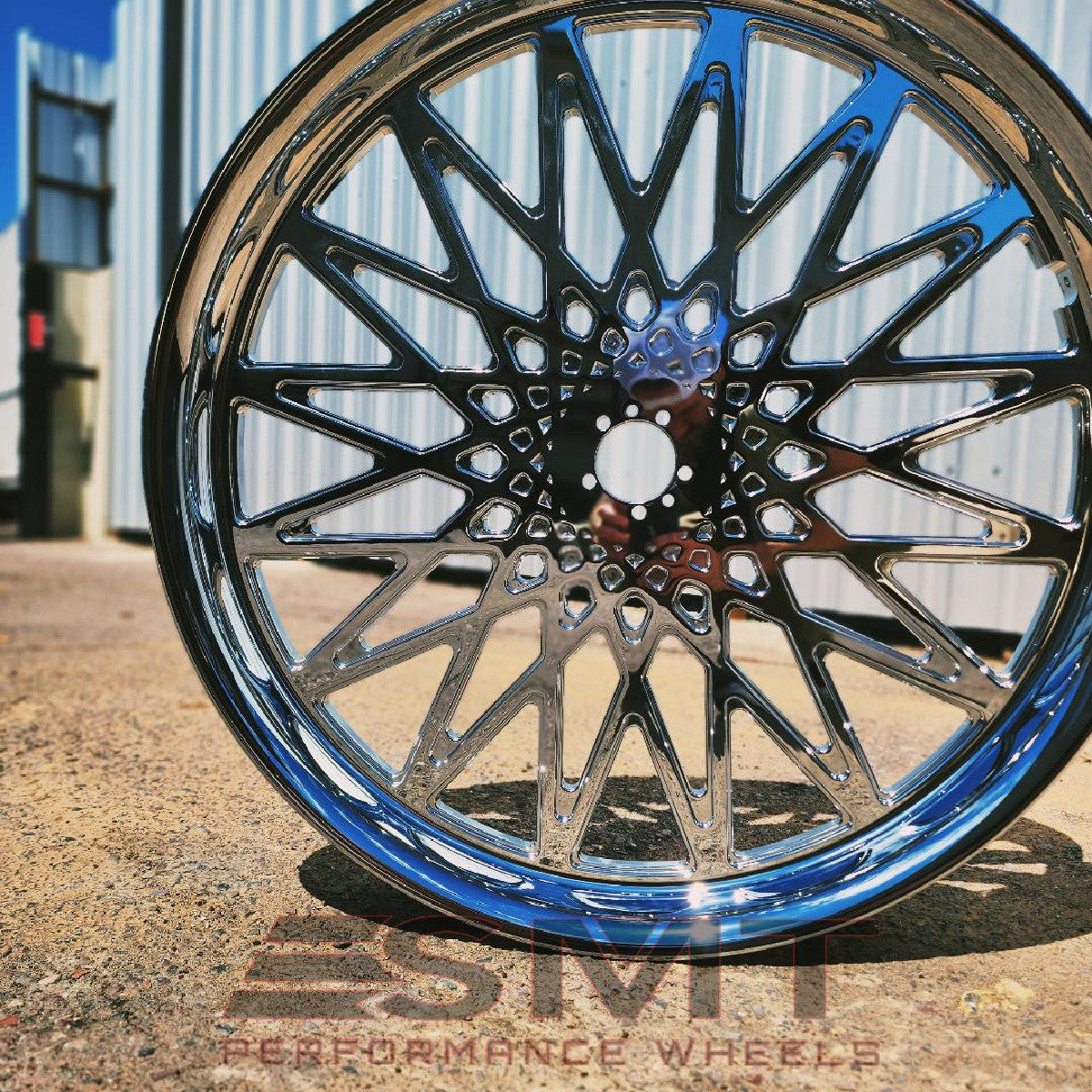 Gasser Harley Softail, Dyna, Sportster Chrome Wheels