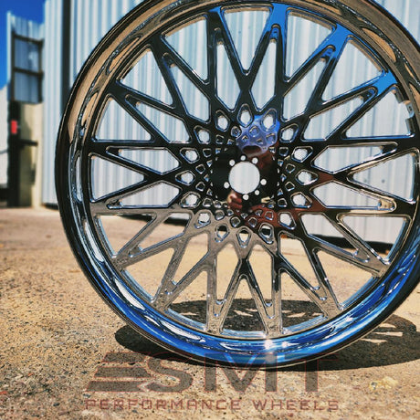 Gasser Harley Softail, Dyna, Sportster Chrome Wheels