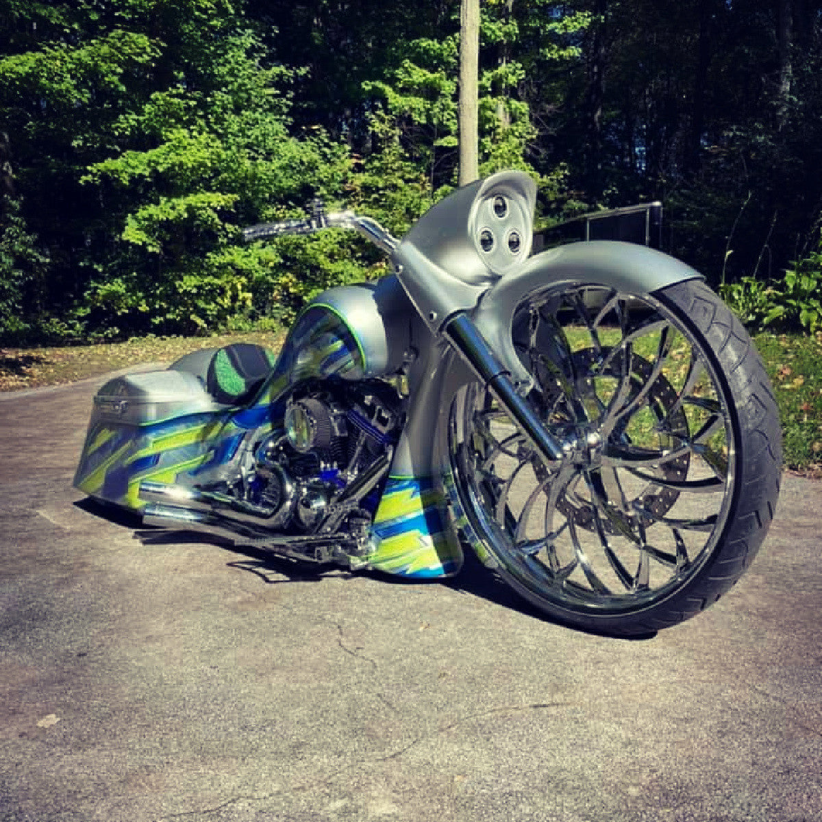 Crusade Harley Pan America Chrome Wheels