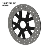 Spartus 11" solid rotor in black