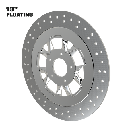 Spartus 13" floating rotor in polished