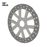 Spartus 13" solid rotor in polished