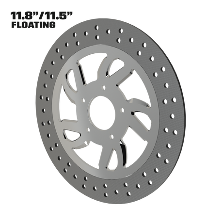 Speed 11" floating rotor in polished