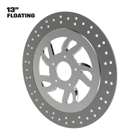 Speed 13" floating rotor in polished