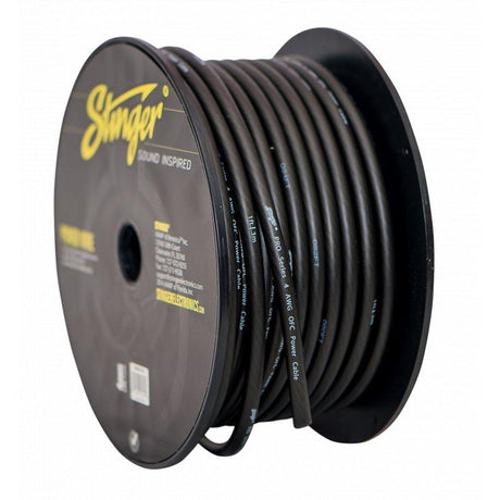 Stinger SPW14TB 4 Gauge Pro Power Wire Black 100Ft