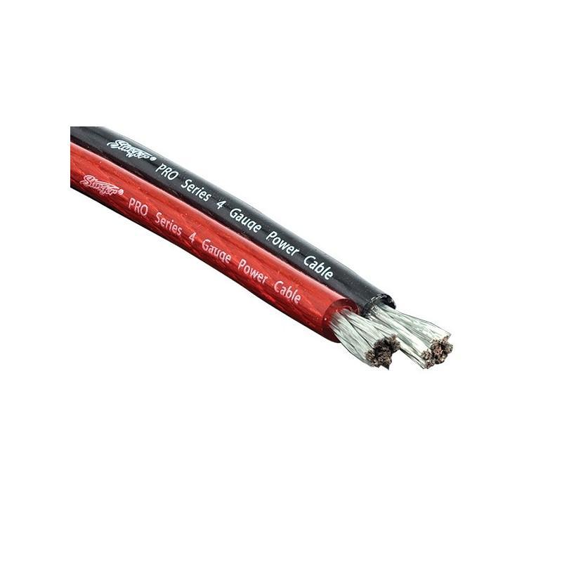 Stinger SPW14TR 4 Gauge Pro Power Wire - Matte Red - 100' Roll