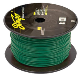 Stinger SPW318GR 18 Gauge Green Primary Wire, 500 Ft.