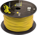 Stinger SPW318YL 18 Gauge Yellow Primary Wire, 500 Ft.