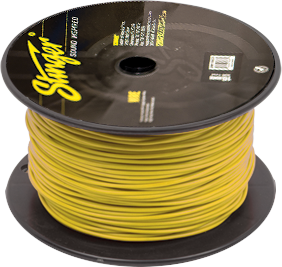 Stinger SPW318YL 18 Gauge Yellow Primary Wire, 500 Ft.