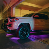 Stinger SPXDK4 4-WAY Expandable Dynamic Rgb Rock Light Kit For Wheel Well / Underbody Vehicle Lighting
