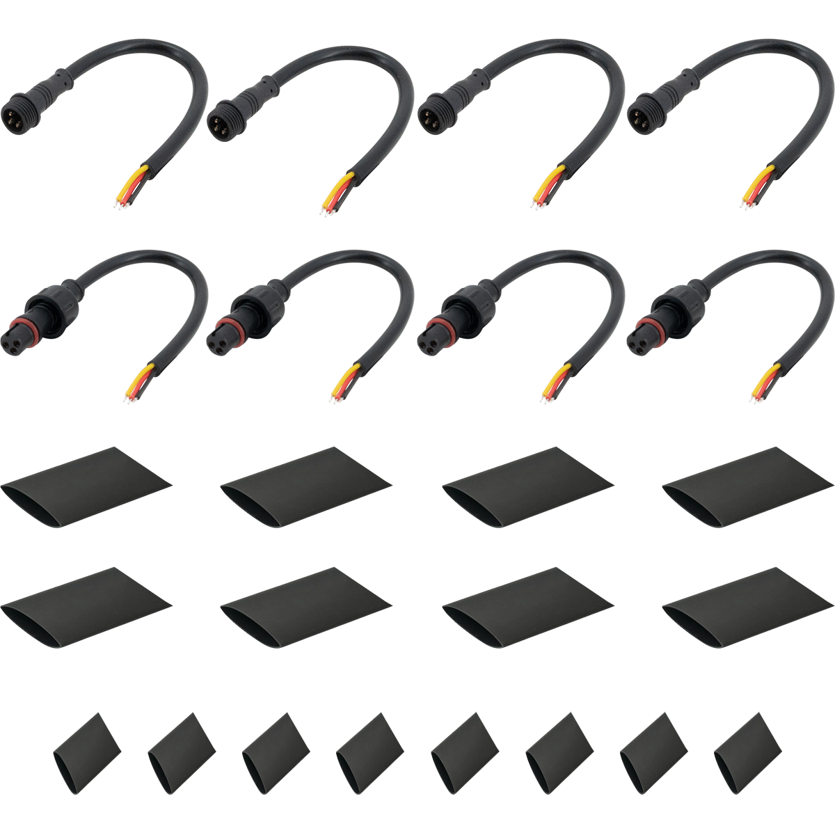 Stinger SPXDMF 8-Pack (4-Male/4-Female) Dynamic Solder-On Connectors with Heat Shrink