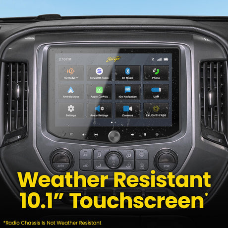 Stinger SRK-GM14HX IX210/UN1810 Full Radio Integration Kit for 2014-2018 GM Trucks