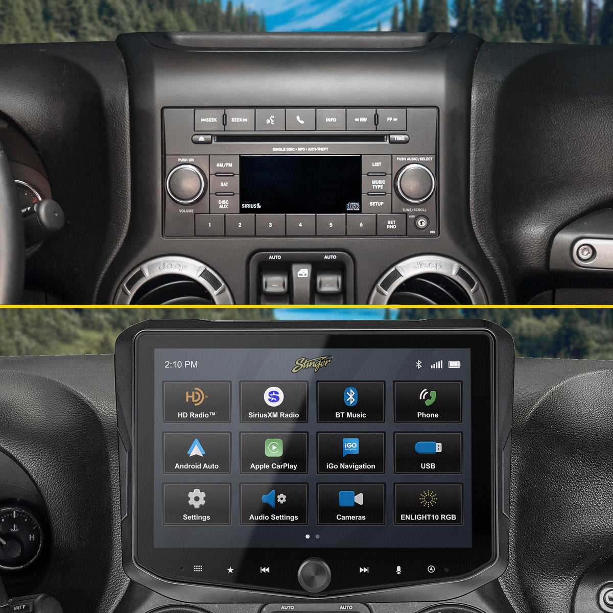 Stinger SRK-JK11HX Wrangler Jk HORIZON10® Integration & Installation Kit