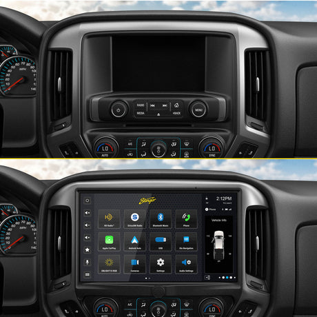 Stinger SRX-GM14128 IX212 HORIZON12 12.8" Media Receiver with Install & Integration Kit for Silverado/Sierra 1500/2500/3500
