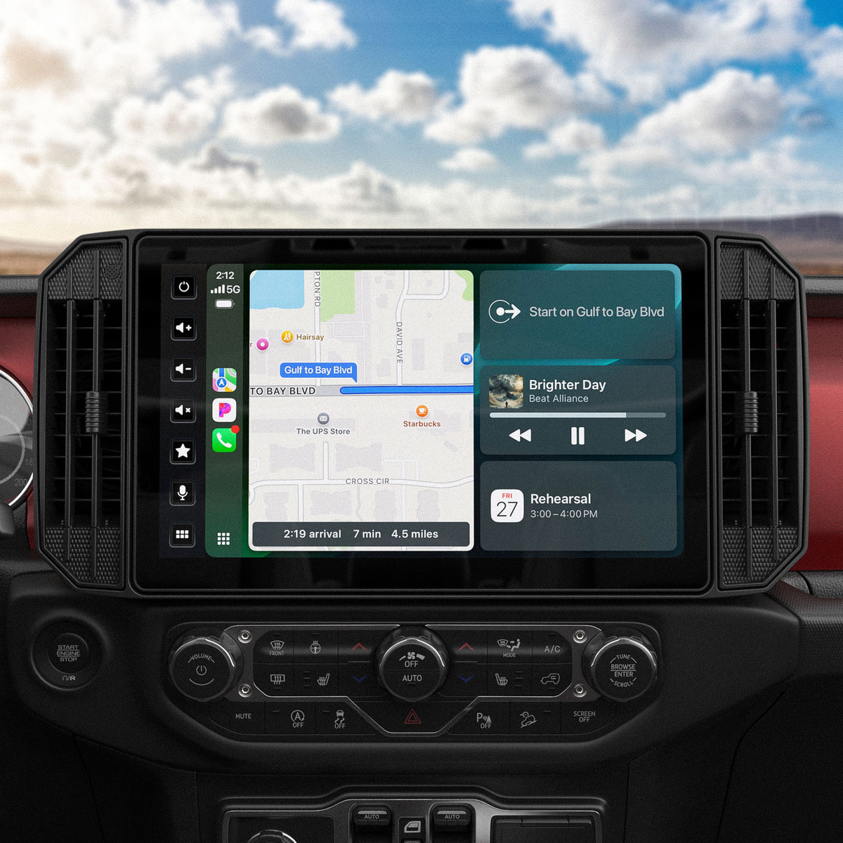 Stinger SRX-JW18128 IX212 HORIZON12 12.8" Media Receiver with Install & Integration Kit for Jeep Wrangler JL/Gladiator JT