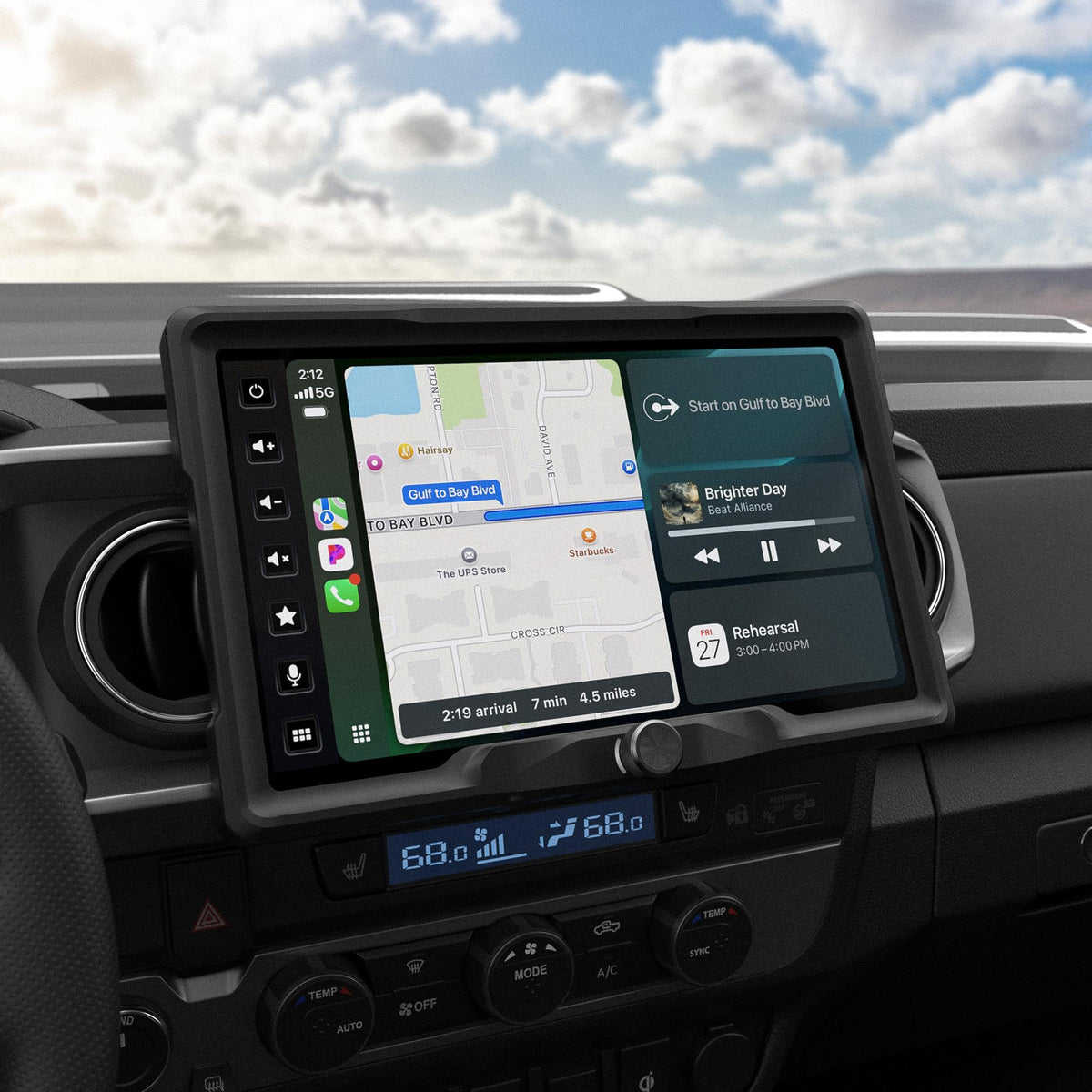 Stinger SRX-TAC16128 IX212 HORIZON12 12.8" Media Receiver with Install & Integration Kit for Toyota Tacoma