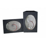 Stinger SS69HBG Select 6x9 Hatchback Speaker Boxes - Gray Carpeted (Pair)