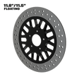 SSR 11" floating rotor in black