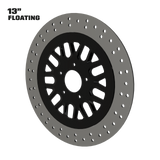 SSR 13" floating rotor in black