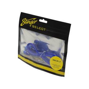 Stinger SSRCB1.5 1.5FT Blue Comp Series Twisted Rca