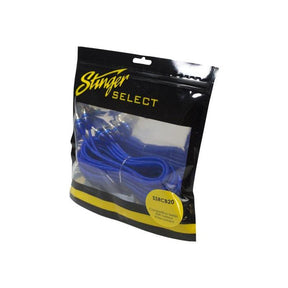 Stinger SSRCB20 20FT Blue Comp Series Twisted Rca