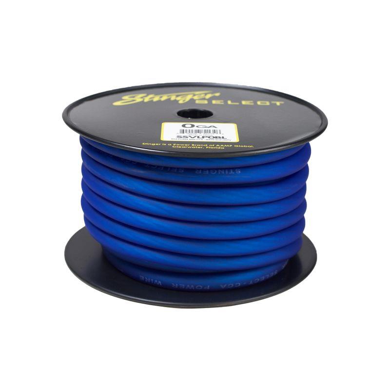 Stinger SSVLP0BL Select VL Blue Matte 1/0 Ga Power Wire