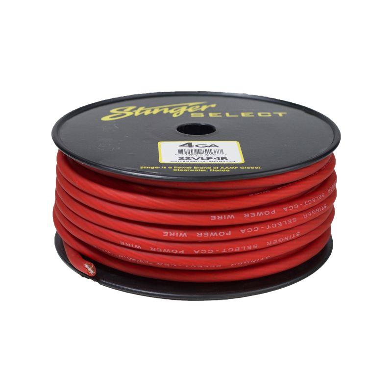 Stinger SSVLP4R Select Vl Red 4 Ga Matte Power Wire 100FT