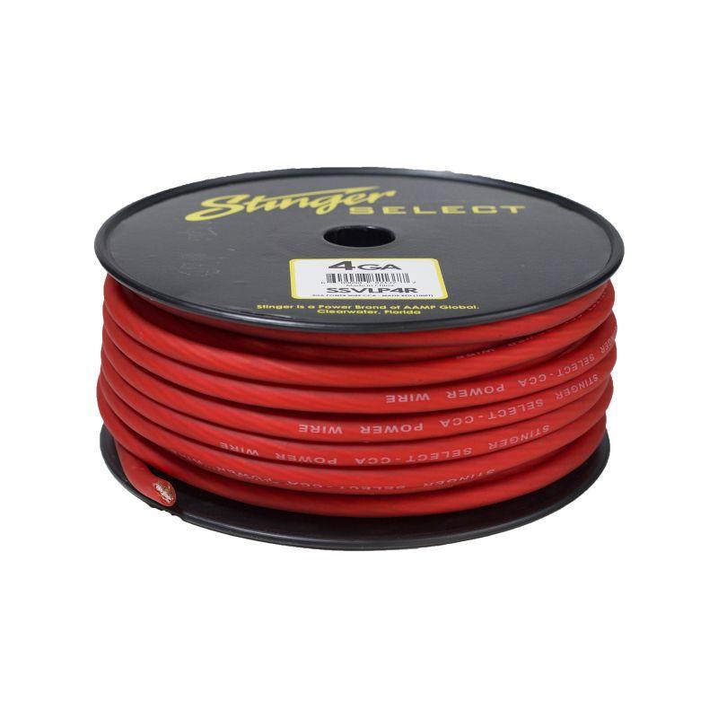 Stinger SSVLP4R Select Vl Red 4 Ga Matte Power Wire 100FT