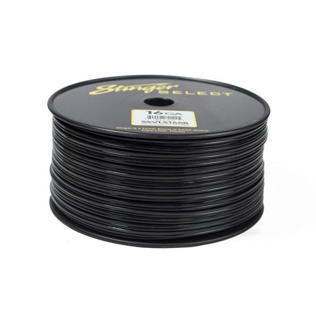 Stinger SSVLS165B Select 16 Gauge Black CCA Speaker Wire