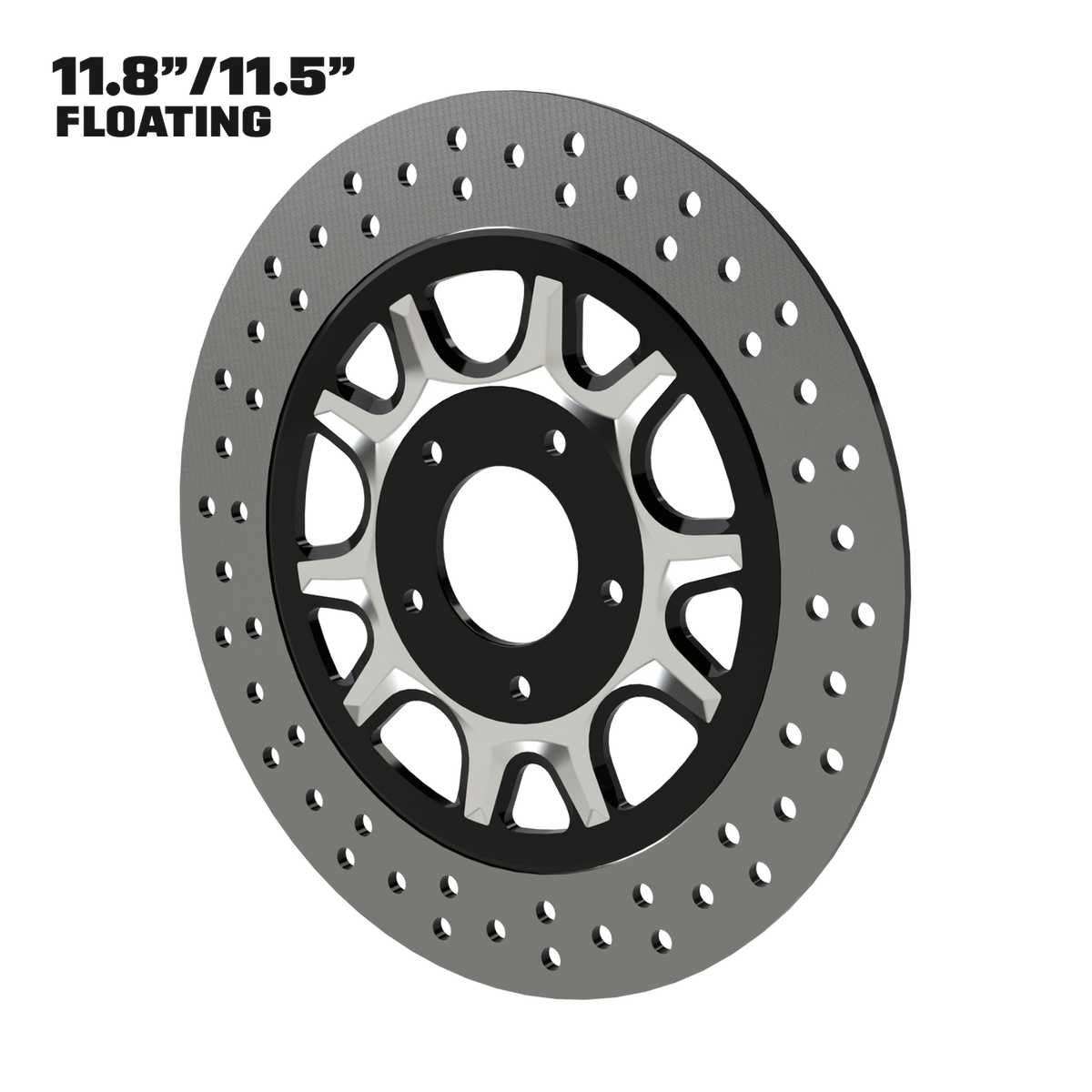 Stiletto 11" Solid Rotor in Black
