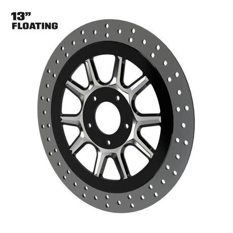 Stiletto 13" Solid Rotor in Black