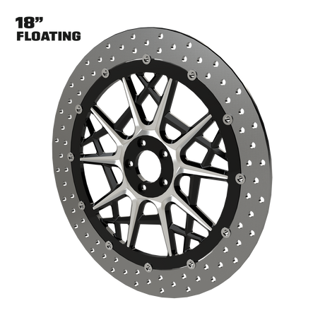 Stiletto 18" Solid Rotor in Black