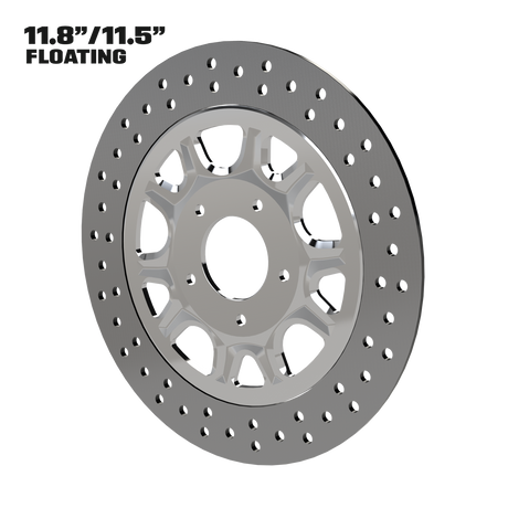 Stiletto 11" Floating Rotor in Polished