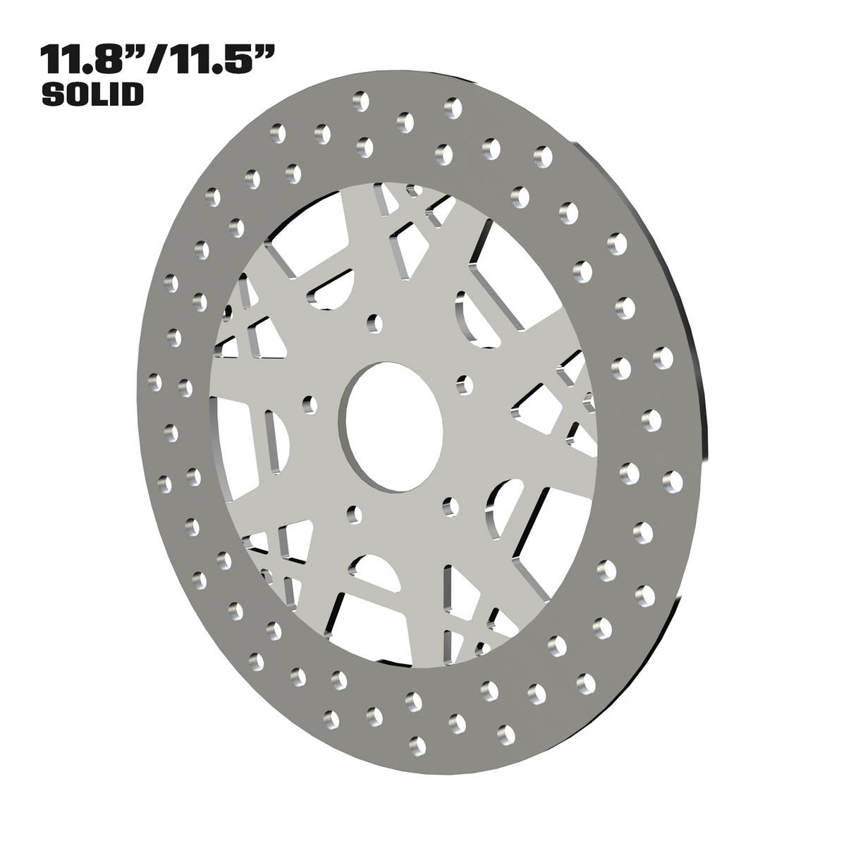 Stiletto 11" Solid Rotor in Polished