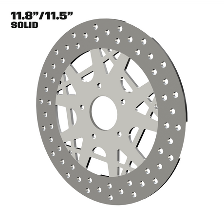 Stiletto 11" Solid Rotor in Polished