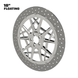 Stiletto 18" Floating Rotor in Polished
