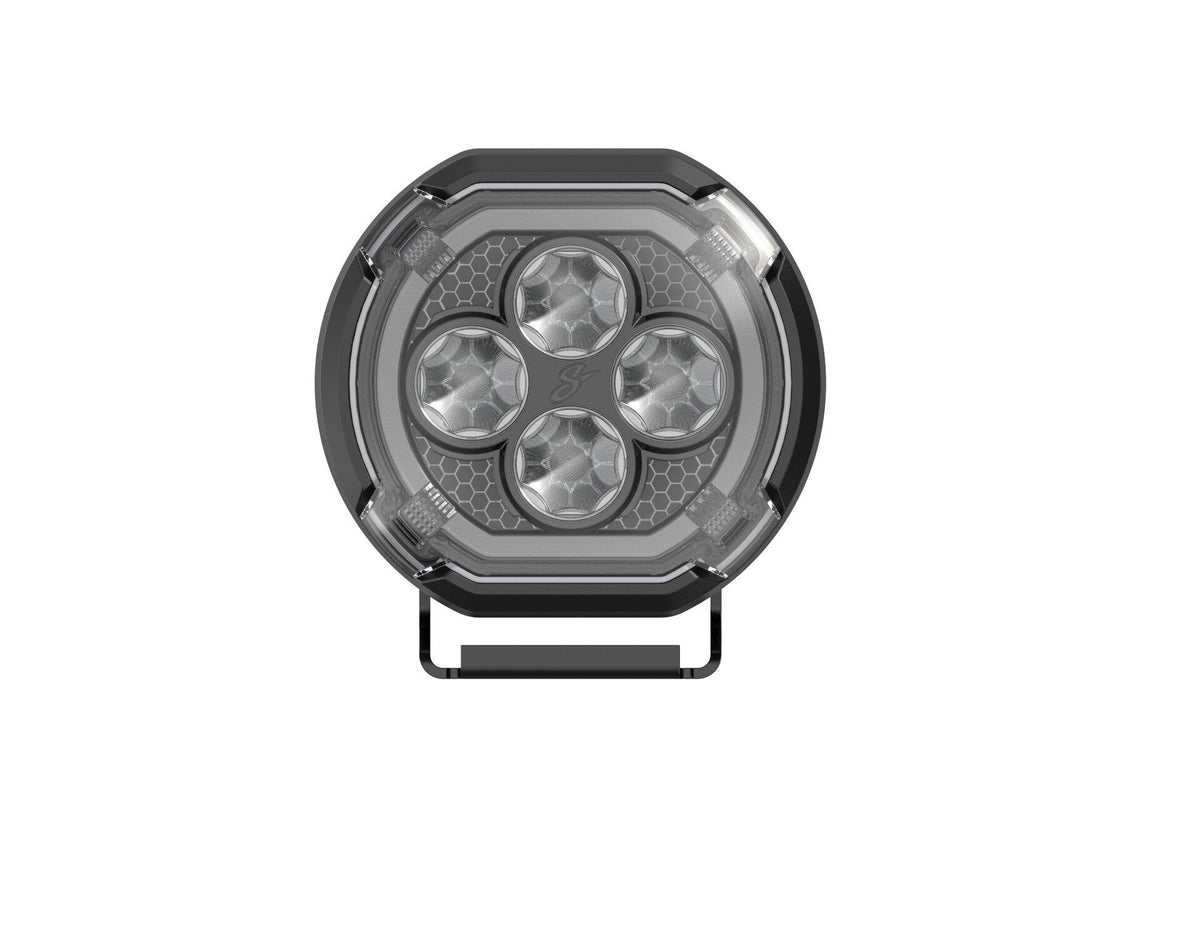 Stinger STL4PDL 4-Inch (4.4" x 4") Amber & White LED Pod Lights (Pair)