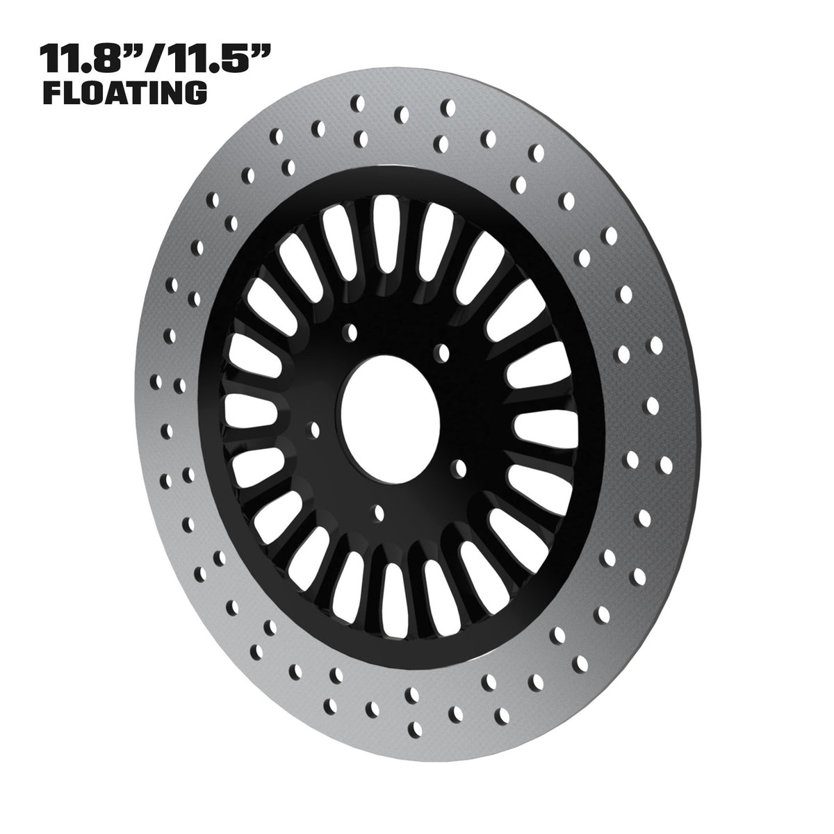 Straight Line 11" Floating Rotor in Black