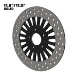 Straight Line 11" Solid Rotor in Black