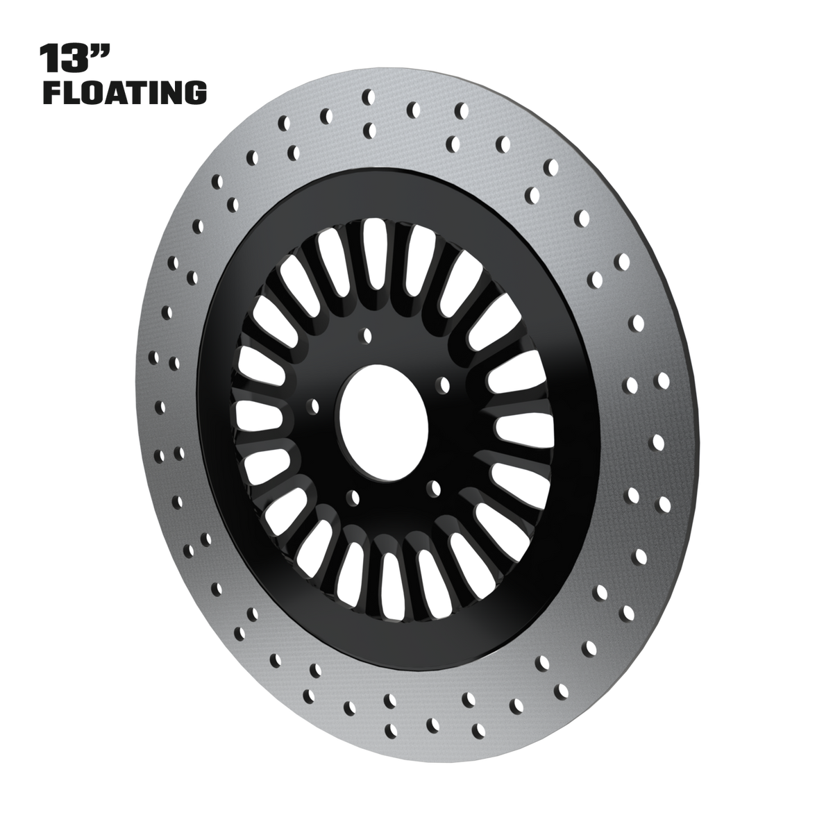 Straight Line 13" Floating Rotor in Black