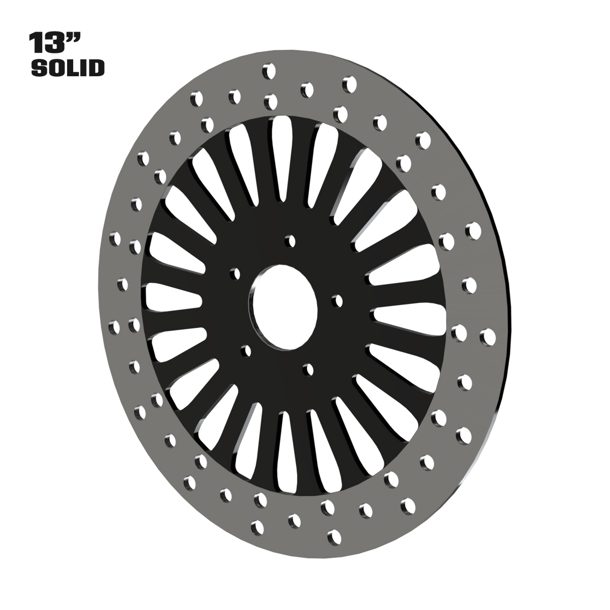 Straight Line 18" Floating Rotor in Black