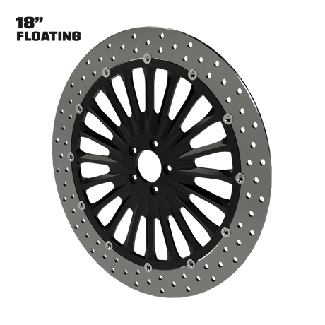 Straight Line 13" Solid Rotor in Black