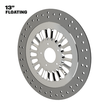 Straight Line 13" Floating Rotor in Polished